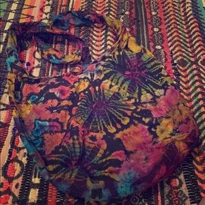 Bohemian Tie Dye Beach Bag